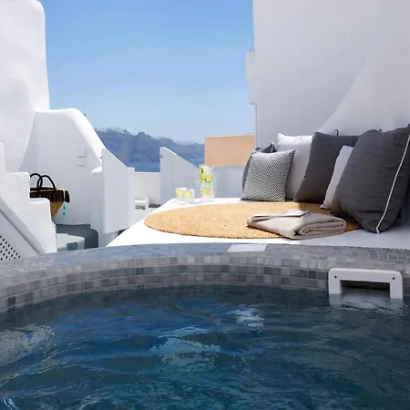 Caldera Romance Cave Oia, Santorini Private Terrace Outdoor Hot Tub Spectacular Sunset Caldera Views Traditional Cave-style Luxury, *